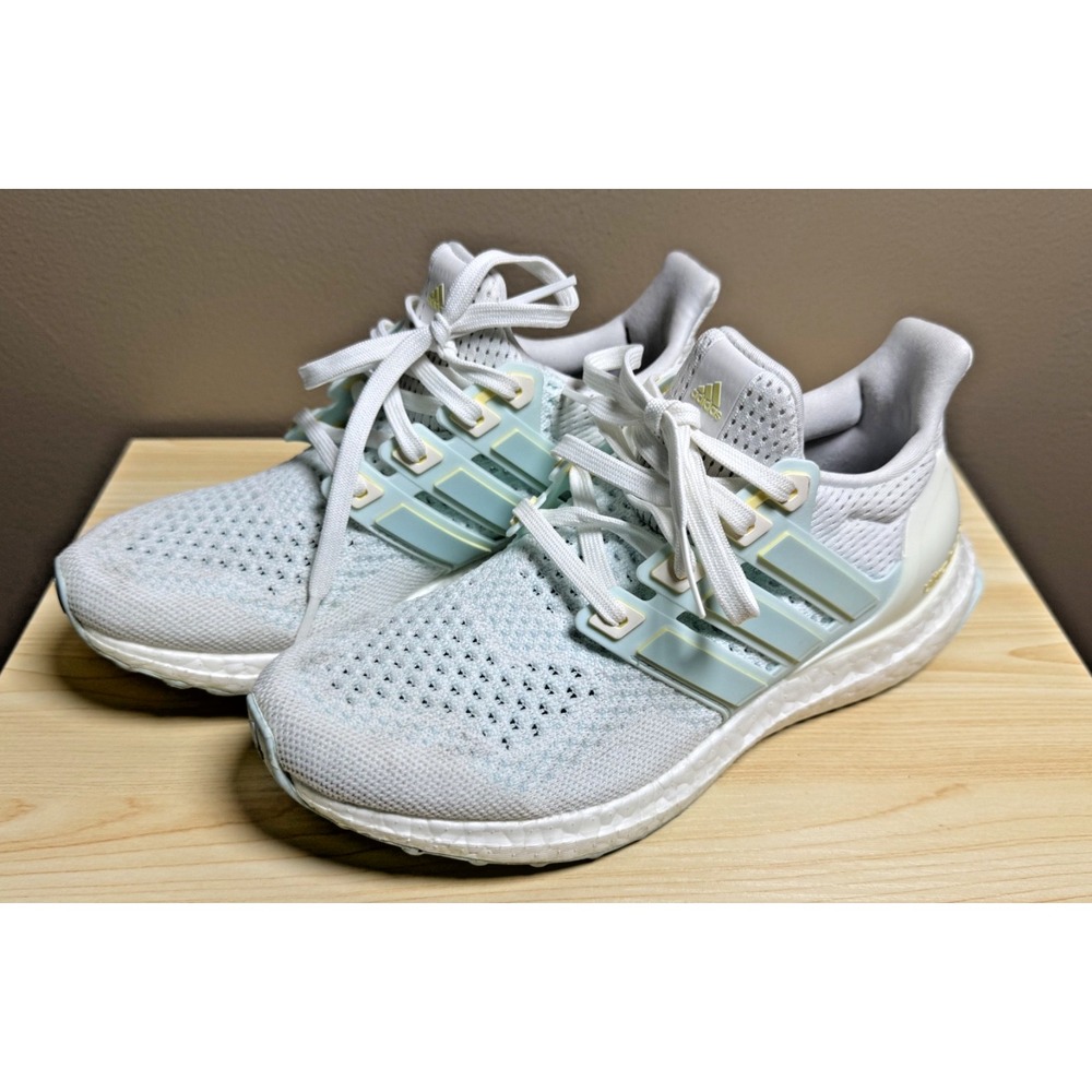 Adidas Ultra Boost 1.0 Aluminum Blue White Women's 6.5 Sneakers IH7312